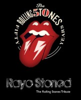 Poster Rayo SToned Lengua con rayos 50Aniversario